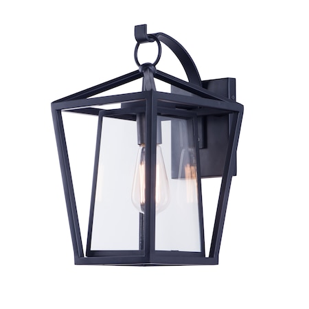 Maxim Lighting Artisan 1-Light 9" Wide Black Outdoor Wall Sconce 3175CLBK